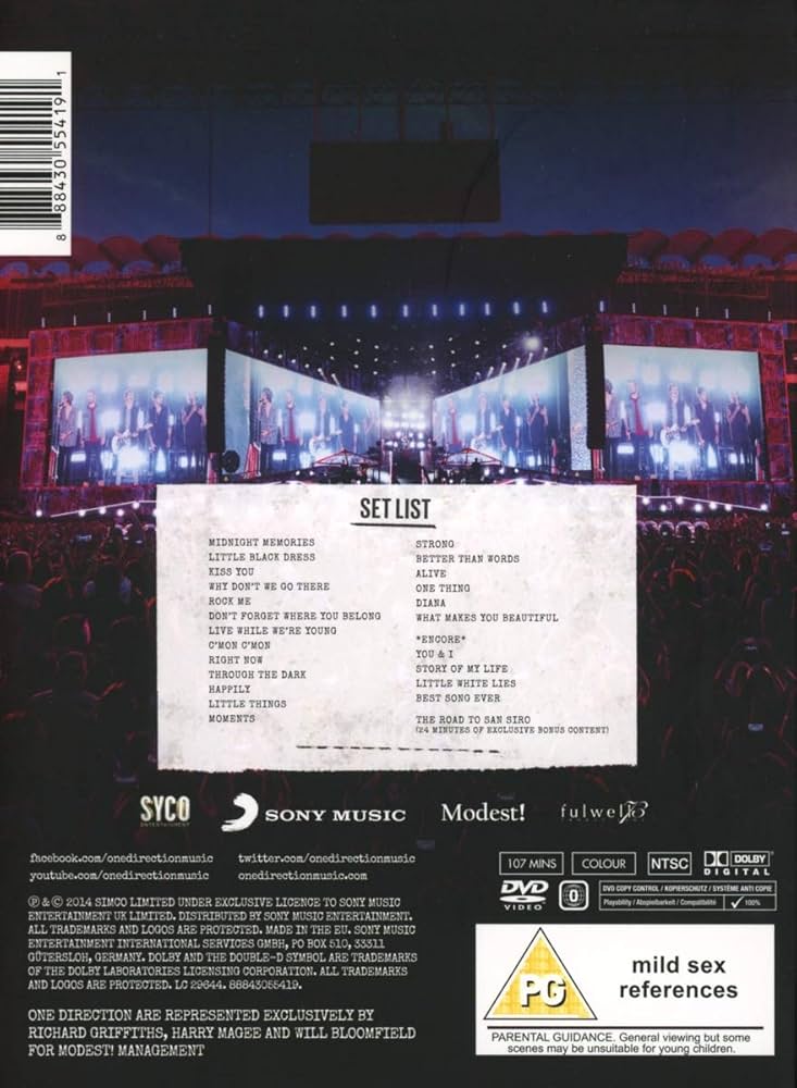 Amazon.com: One Direction: Where We Are: Live From San Siro