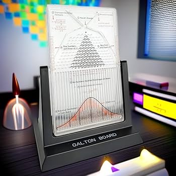 Amazon.co.jp: lyyffsqcsj ダルトンボード、卓上ゴルトンボード、確率
