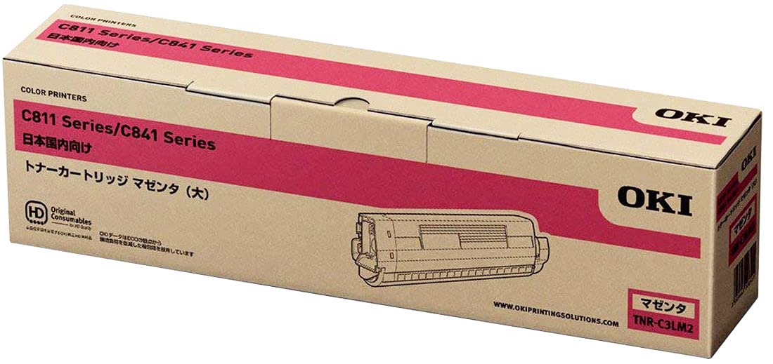 Amazon | OKI トナーカートリッジTNR-C3LM2 マゼンダ 純正品 | トナー