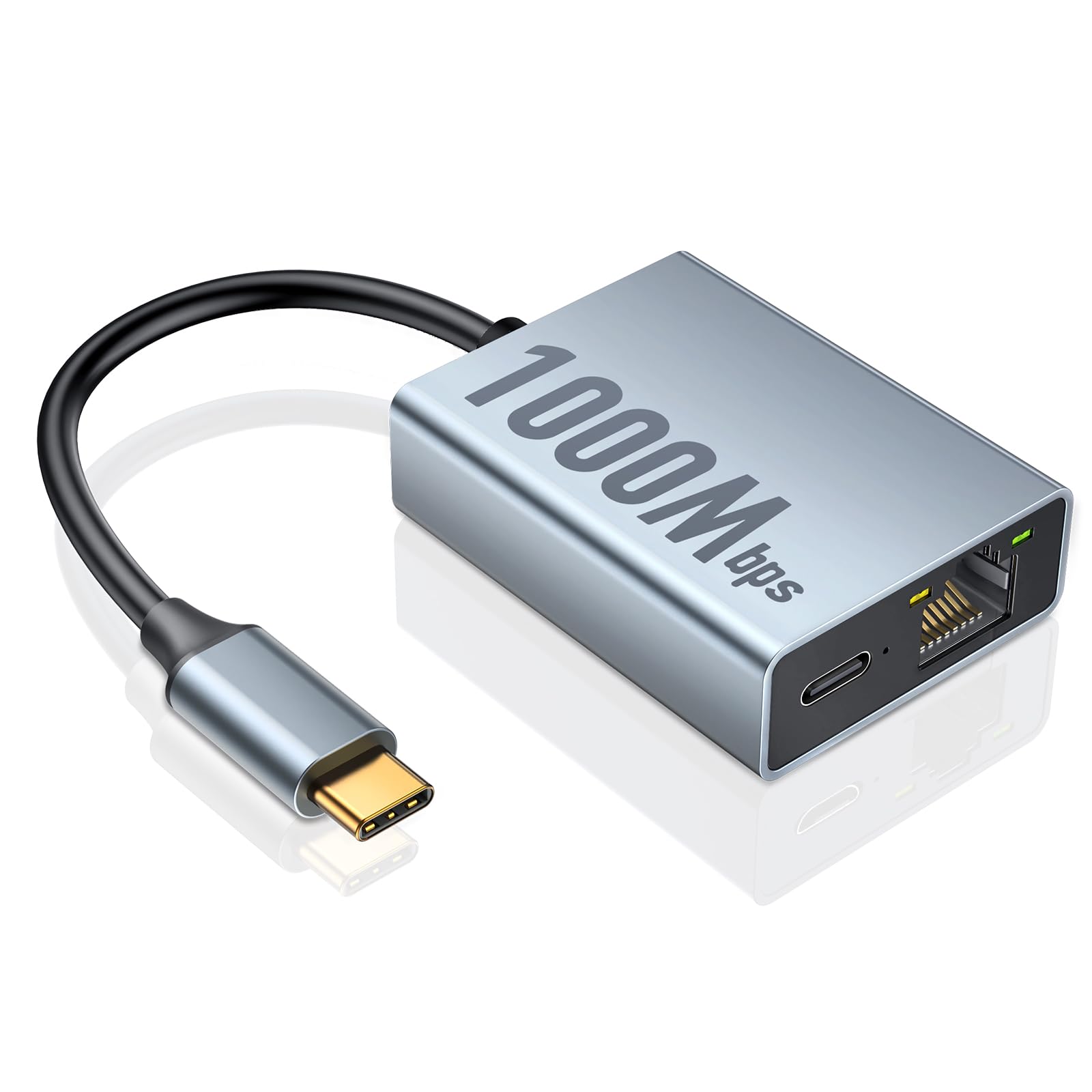ZEXMTE USB C to Ethernet Adapter for Chromecast with Google TV