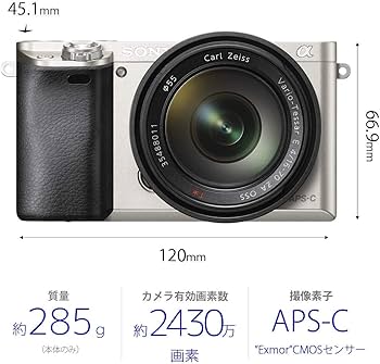 Amazon | SONY ミラーレス一眼 α6000 ダブルズームレンズキット E PZ