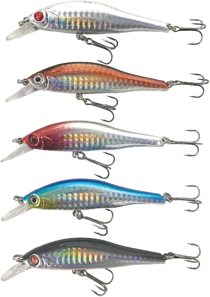 Amazon.co.jp: オルルド釣具 シンキング ミノー 9cm 11.5g 5色セット