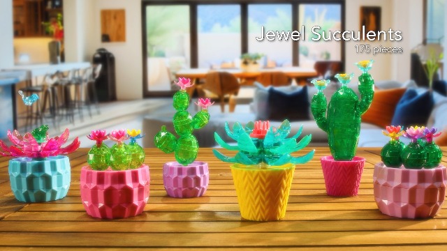 Amazon.com: Crystal Gem Creations Jewel Succulents Kit by RoseArt