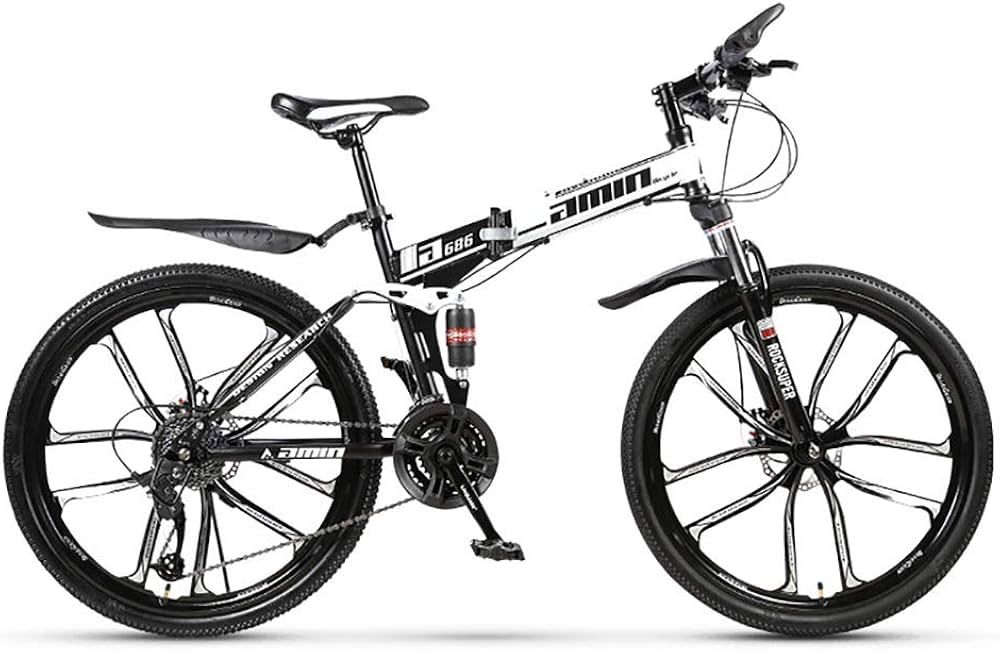Amazon | 大人の折り畳み式マウンテンバイク、26インチ21/24/27/30