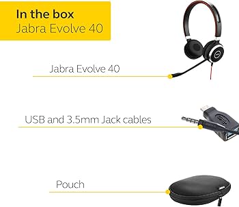 Amazon.co.jp: Jabra Evolve 40 MS ステレオ ヘッドセット 【国内正規