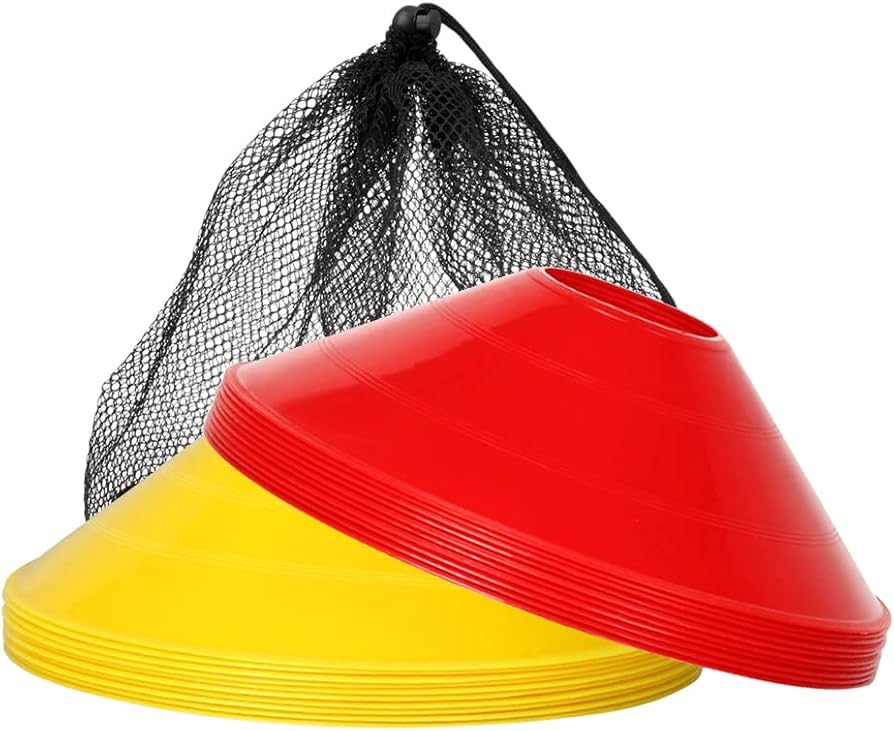 Amazon.co.jp: 30個 競技場マーカーコーン 訓練用 ソフトマーカー