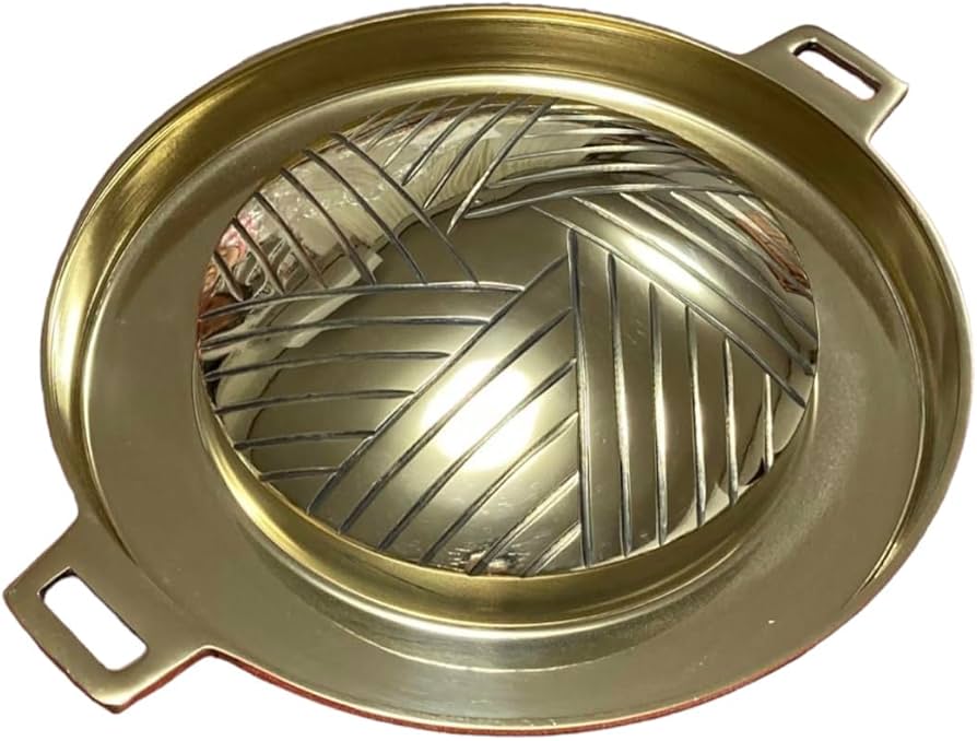 Amazon.co.jp: ムーカタ鍋 真鍮製 タイ料理 タイ焼肉 ムーカタ