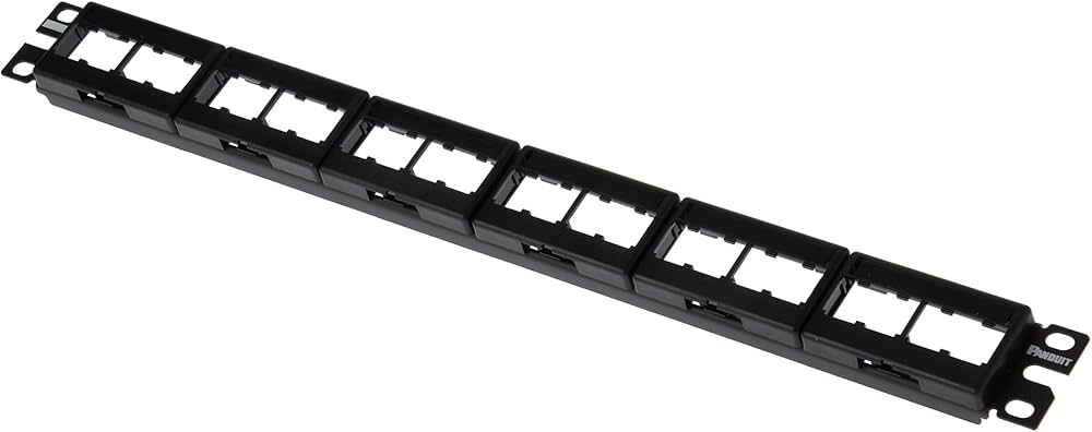 Amazon.co.jp: パンドウイット Cat6Aモジュラーパッチパネルキット 24