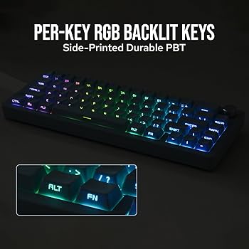 Amazon | 【2024新登場】EPOMAKER Tide65 QMK/VIAワイヤレスゲーミング