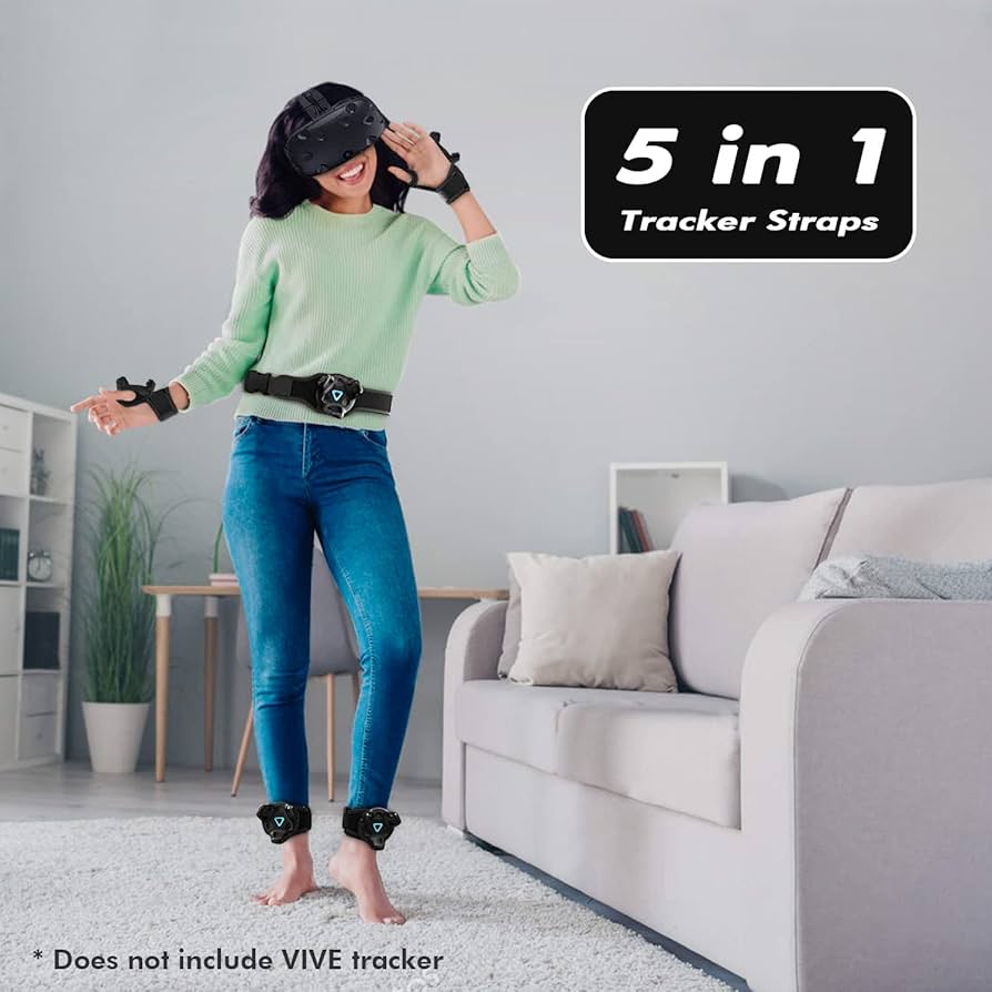 Amazon | AMVR 5個 フルボディストラップ HTC Vive VRトラッカー