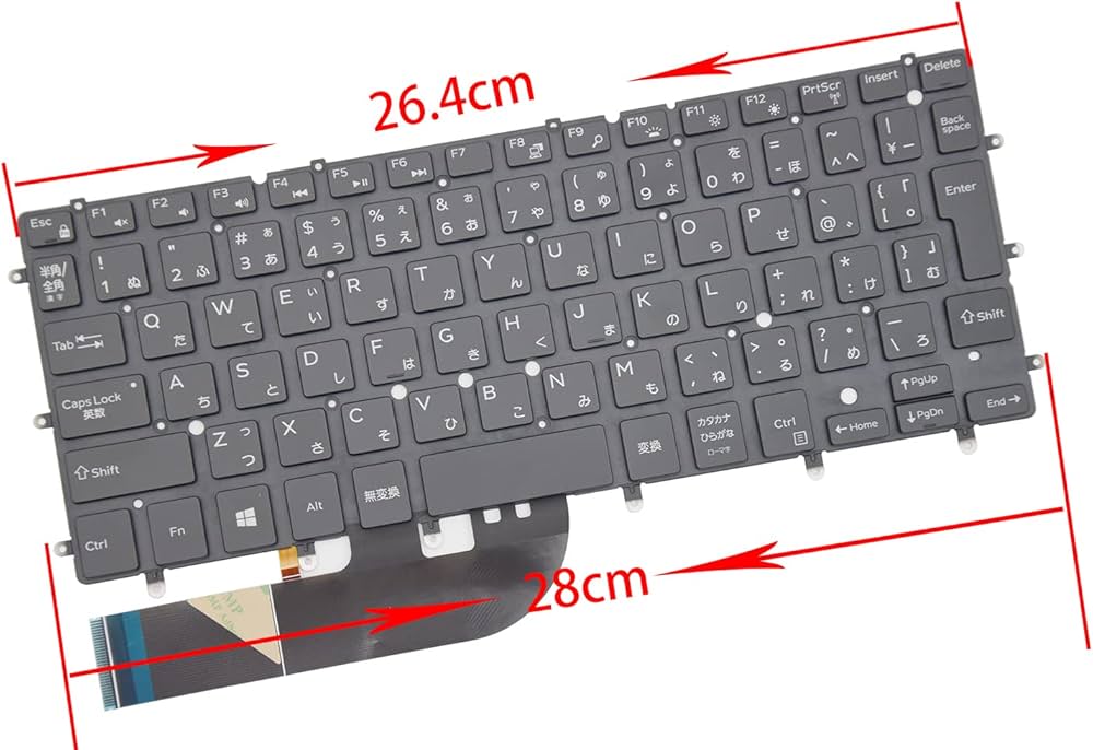 Amazon | E-ZeeGaa日本語キーボード 適用するDELL XPS13 9343 9350