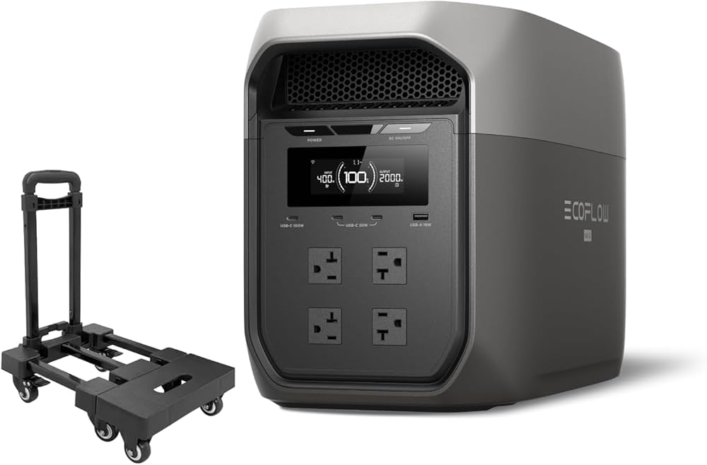 Amazon.co.jp: EcoFlow DELTA 3 Max ポータブル電源 2048Wh+ボータブル