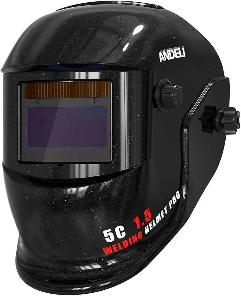 Amazon | ANDELI 本当の色を映す ソーラーパワー 自動遮光溶接面