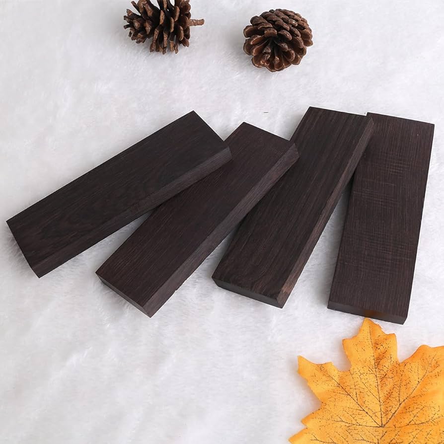 Amazon.co.jp: 黒檀材ブラックウッドブロック木材材料 エボニー 木材