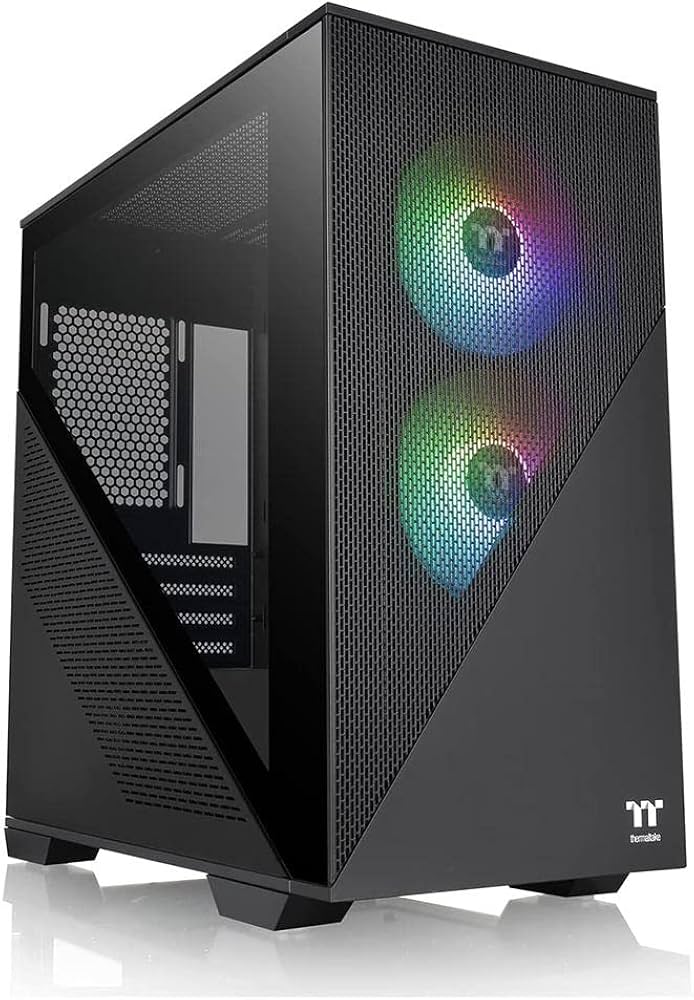Amazon.co.jp: Thermaltake Divider 170 TG ARGB Black ミニタワー型PC