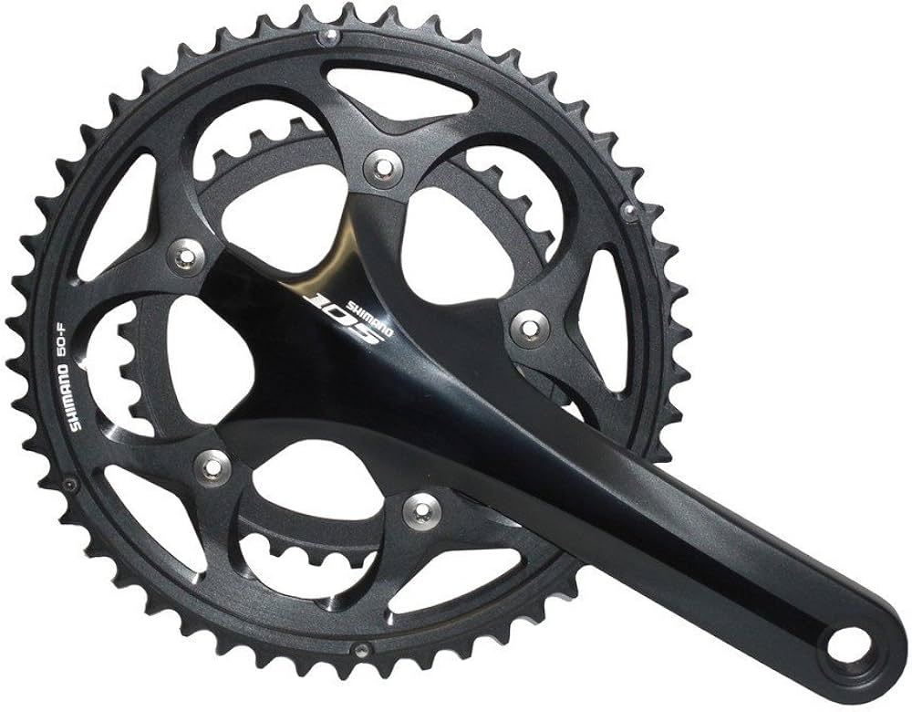 Amazon.com : Shimano 105 5750 Double 50/34 Crankset, 172.5mm
