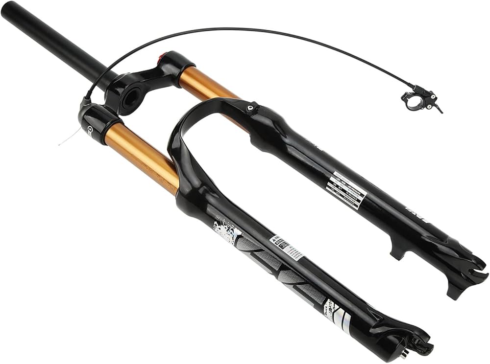 Amazon | マウンテンバイク フロントフォーク 120mm ストローク エア