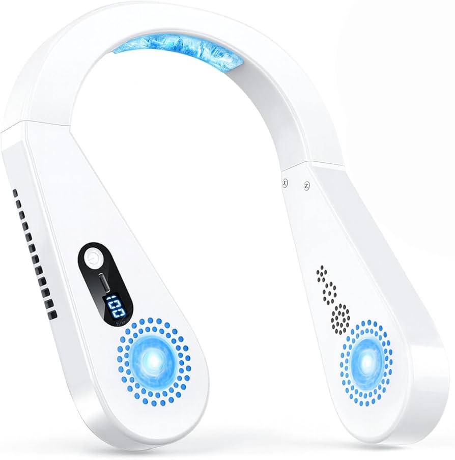 Amazon | ネッククーラー 首掛け扇風機 ネックファン 【2025冷却革命