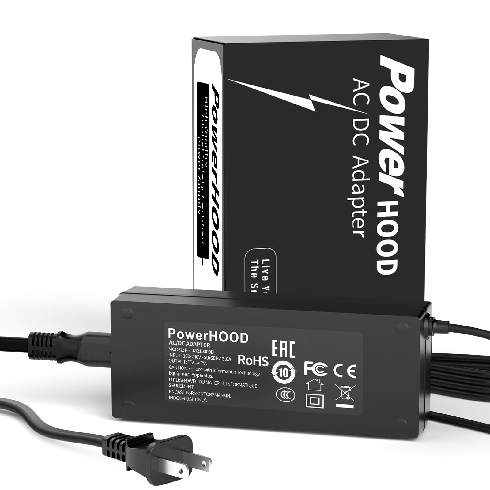 Amazon.com: PowerHOOD 12V AC/DC Adapter Compatible with Drobo 5N