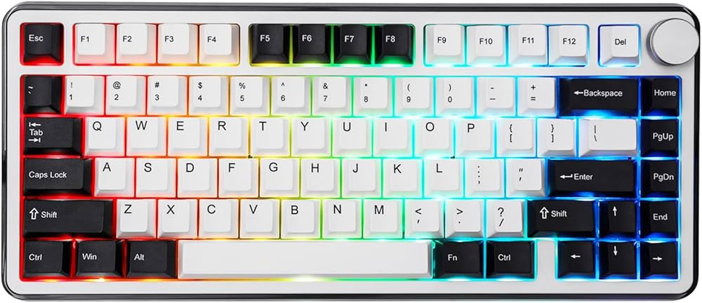 Amazon | KiiBOOM Breeze 75 75% CNCアルミニウムとアクリルワイヤレス