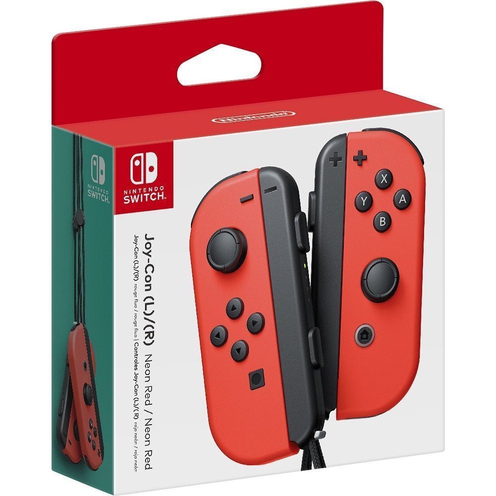 Amazon.com: Nintendo Joy-Con (L/R) - Neon Red