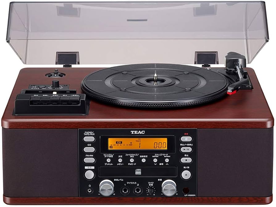 Amazon.co.jp: TEAC LP-R560K-WA ターンテーブル/カセットプレーヤー付