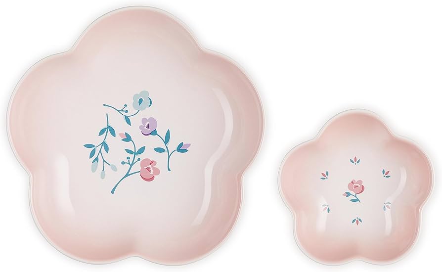 Amazon｜ル・クルーゼ(Le Creuset) フラワー・ディッシュ 2枚セット