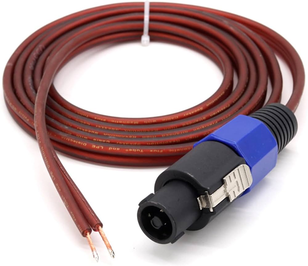 Amazon.co.jp: Spkon用スピーカーケーブル、裸線オープンエンド