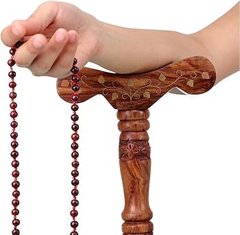 Amazon | インディアンスタイル ヨガダンダ 木製スタッフ 鼻孔の呼吸を