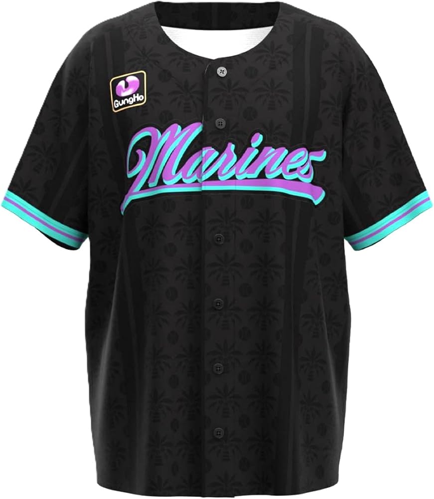 Amazon.co.jp: 千葉ロッテ マリーンズ ユニフォーム 2025 ブラック