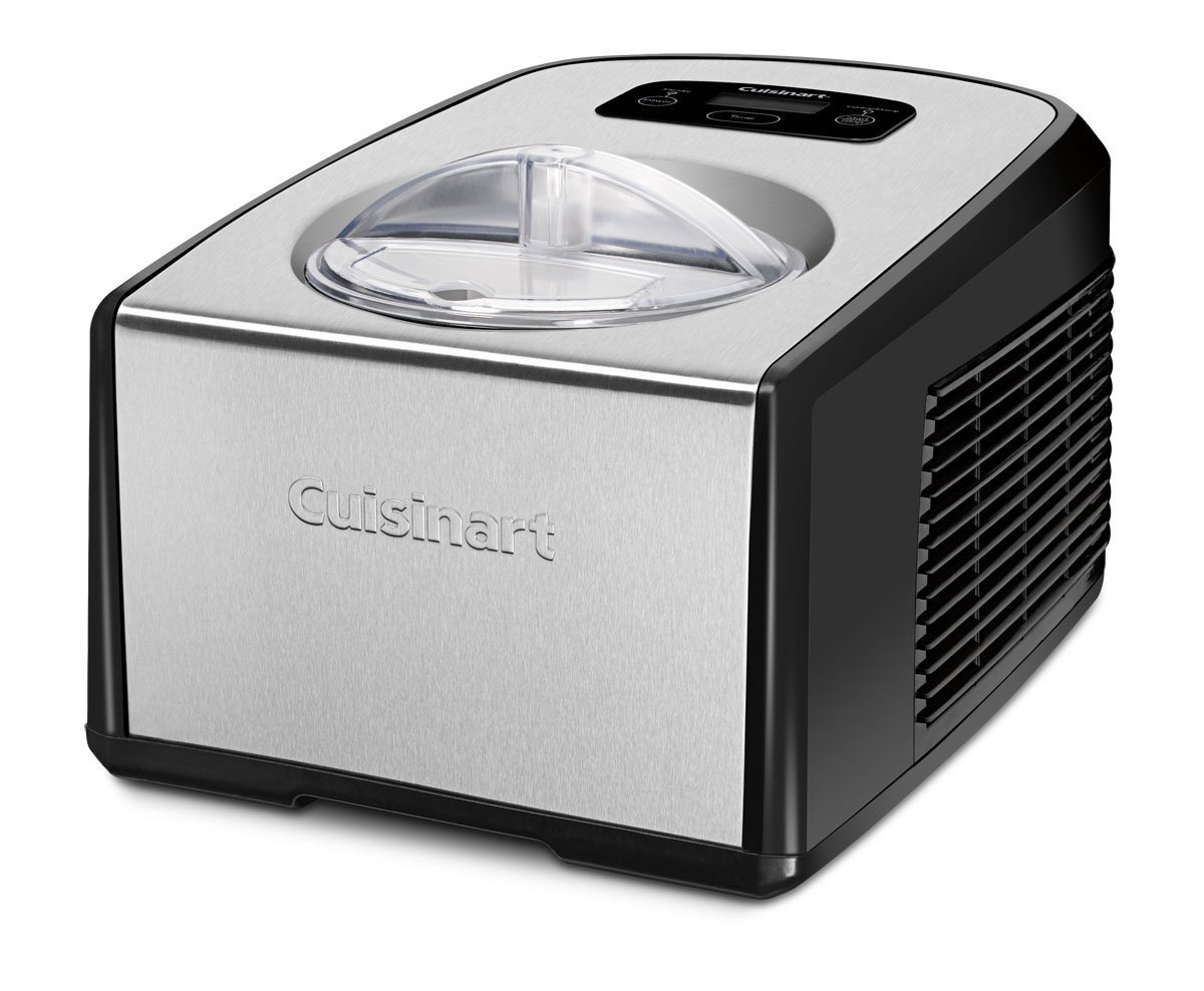 CUISINART ICE-100 Compressor Ice Cream & Gelato Maker, Silver, 1-1