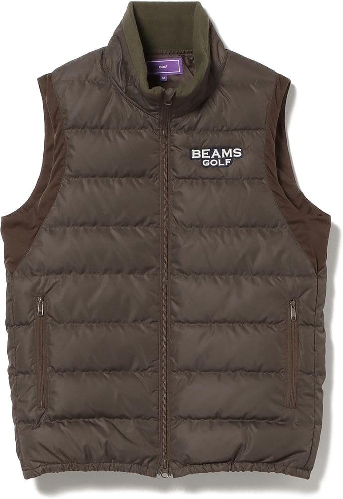 Amazon | [ビームスゴルフ] ダウンジャケット ベスト PURPLE LABEL