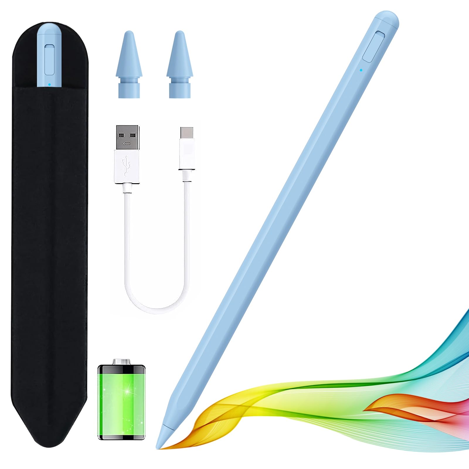 Amazon.com: Stylus Pen for iPad 2018-2025 with Palm Rejection
