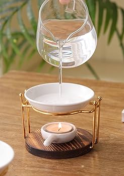 Amazon.co.jp: IwaiLoft 新型 アロマポット 陶器 アロマ炉 アロマ