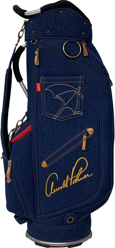 Amazon | アーノルドパーマー キャディバッグ APCB-15F 9.0型 デニム
