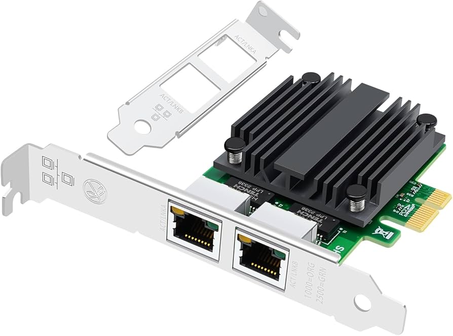Amazon.com: Buacoz Dual-Port Server Network Card with Intel I226-V