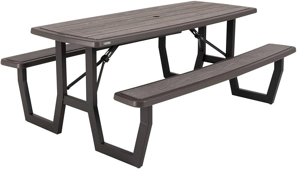 Amazon.co.jp: LIFETIME ライフタイム 折り畳み式 ピクニックテーブル