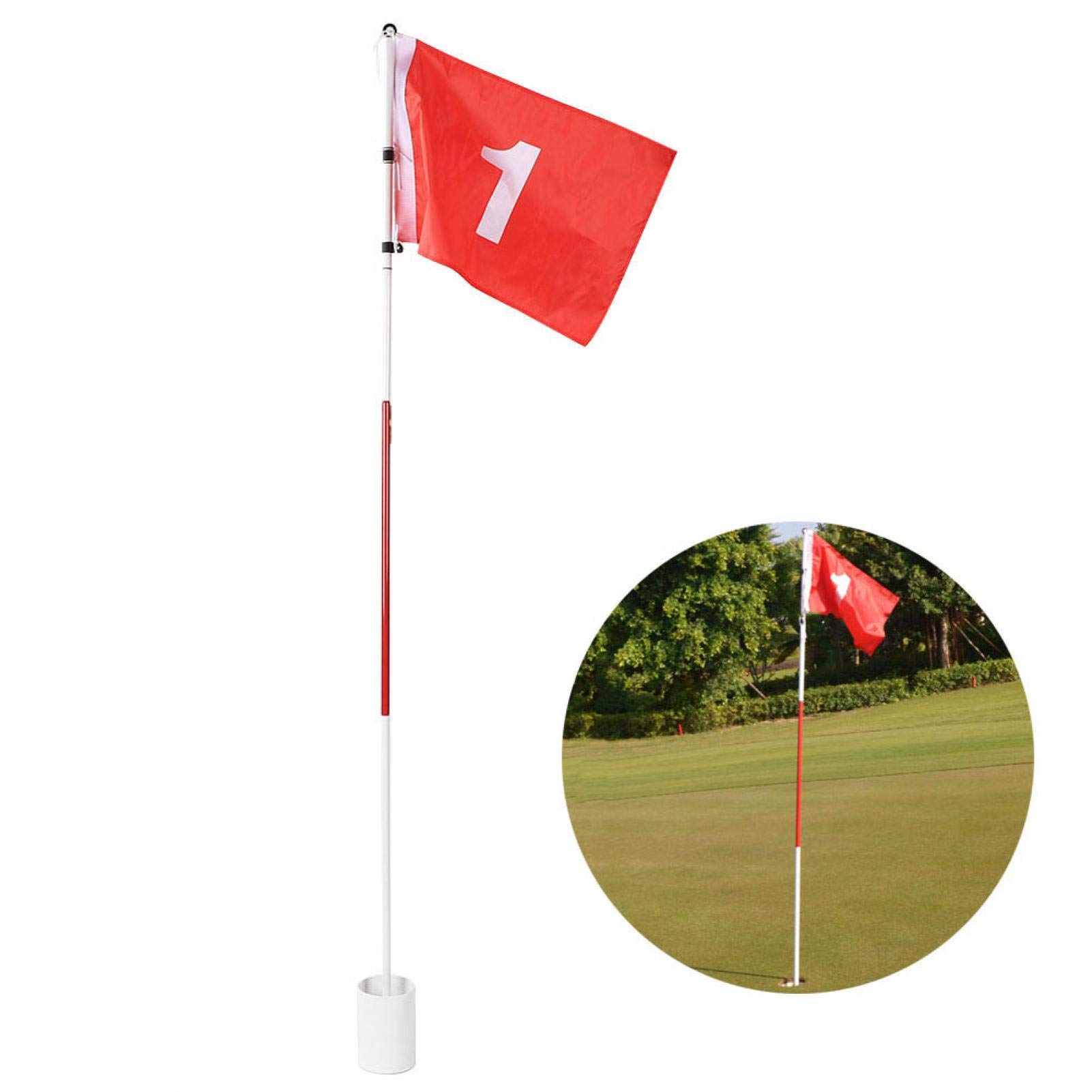 Amazon | ゴルフピンフラッグ、ゴルフフラッグスティック、ゴルフ