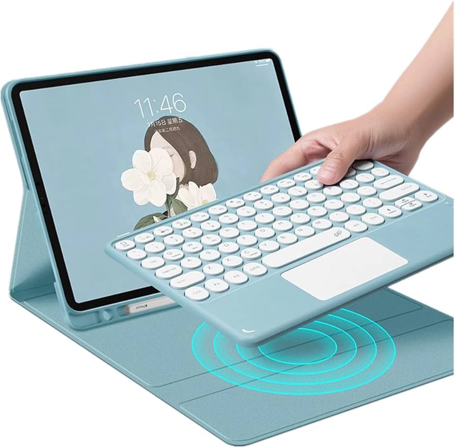 Amazon | タッチパッド付き iPad 9 iPad 10.2 キーボード ケース 第7