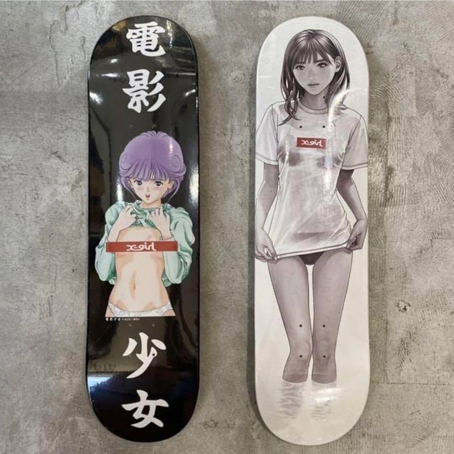 X-girl × 電影少女 桂正和 スケートボード デッキ 【公式通販】