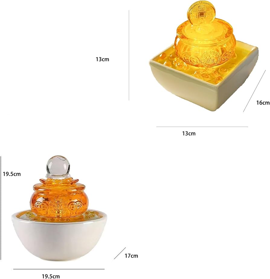 Amazon.co.jp: 卓上噴水 クリスタルファウンテン 水晶 噴水 運気アップ