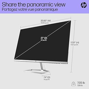 Amazon.com: HP M27f FHD Monitor : Electronics