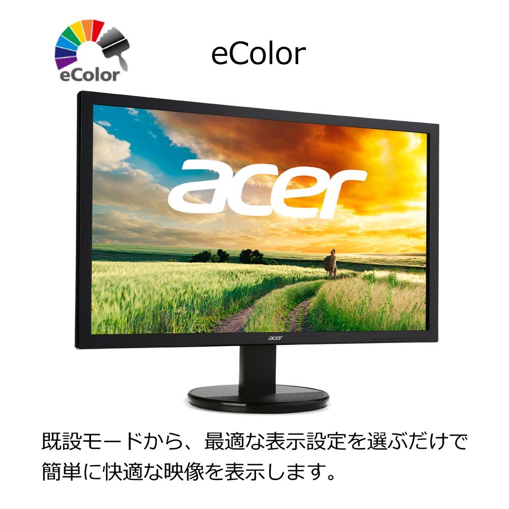 Amazon.co.jp: Acer ディスプレイ モニター AlphaLine K202HQLAbd 19.5