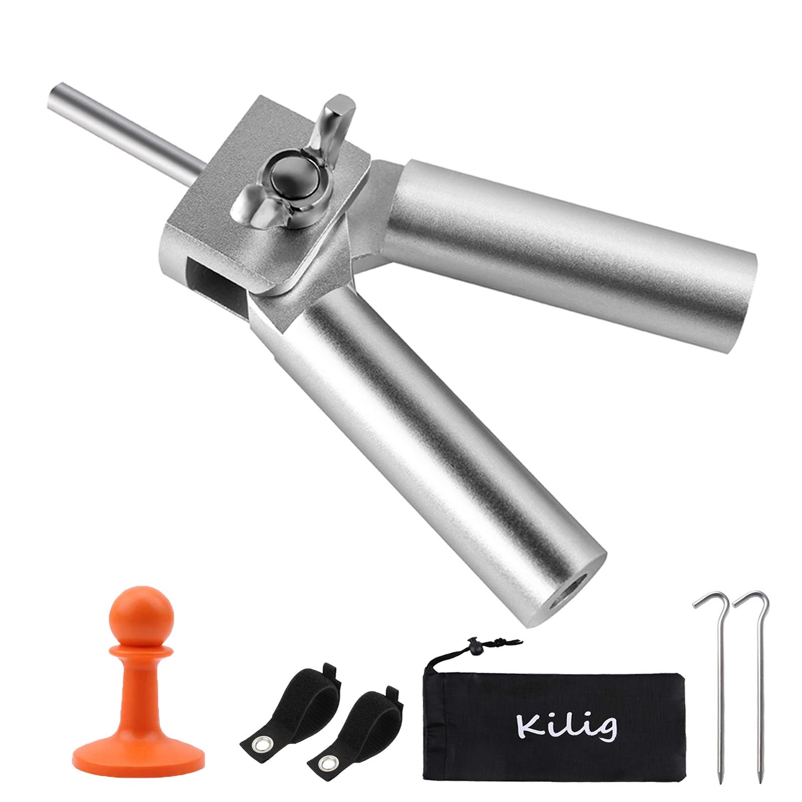 Amazon | 二又化パーツ A6061アルミ合金 角度調整可 フタマタ ポール用