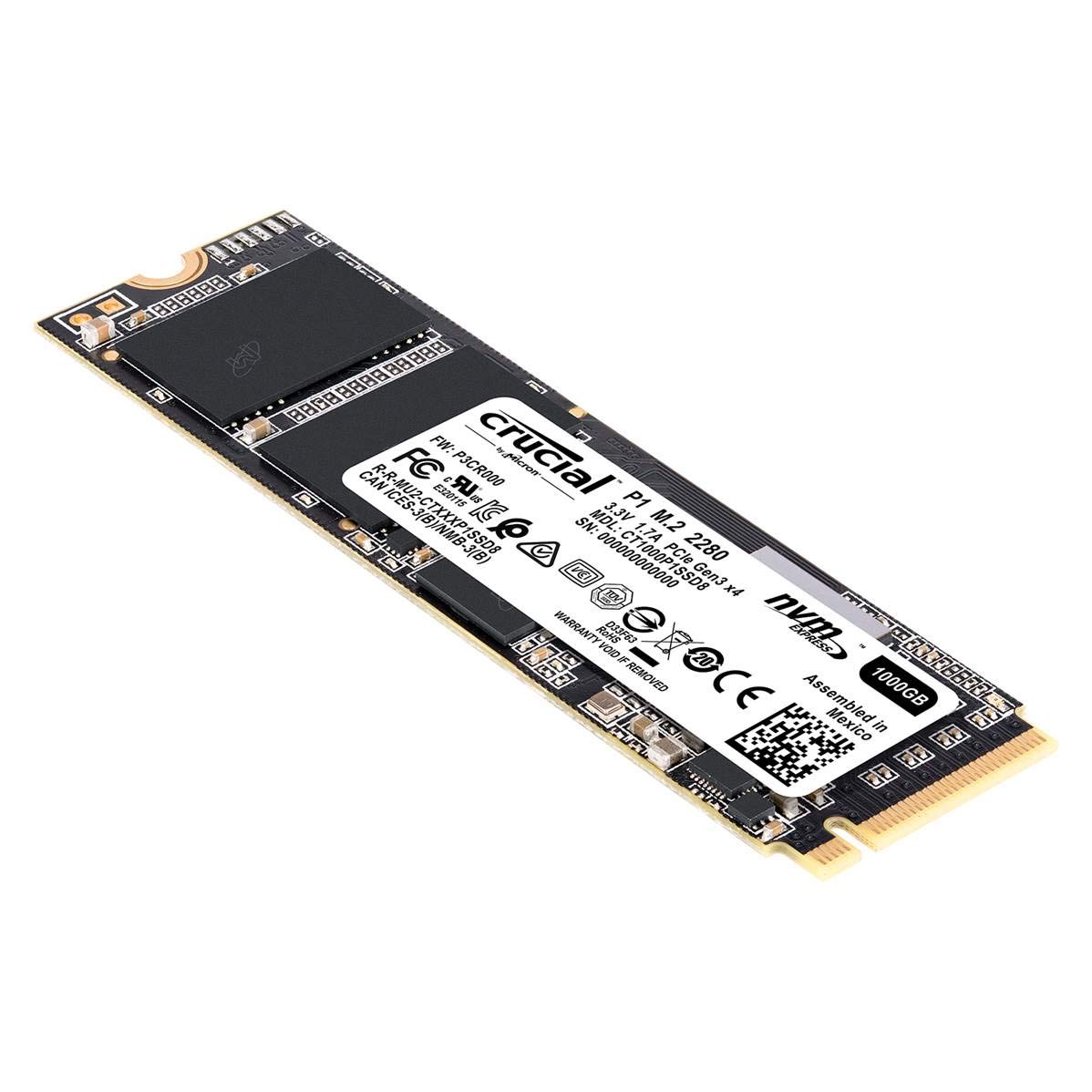 Amazon | 重要なP1 1TB 3D NAND NVMe PCIe M.2 SSD - CT1000P1SSD8