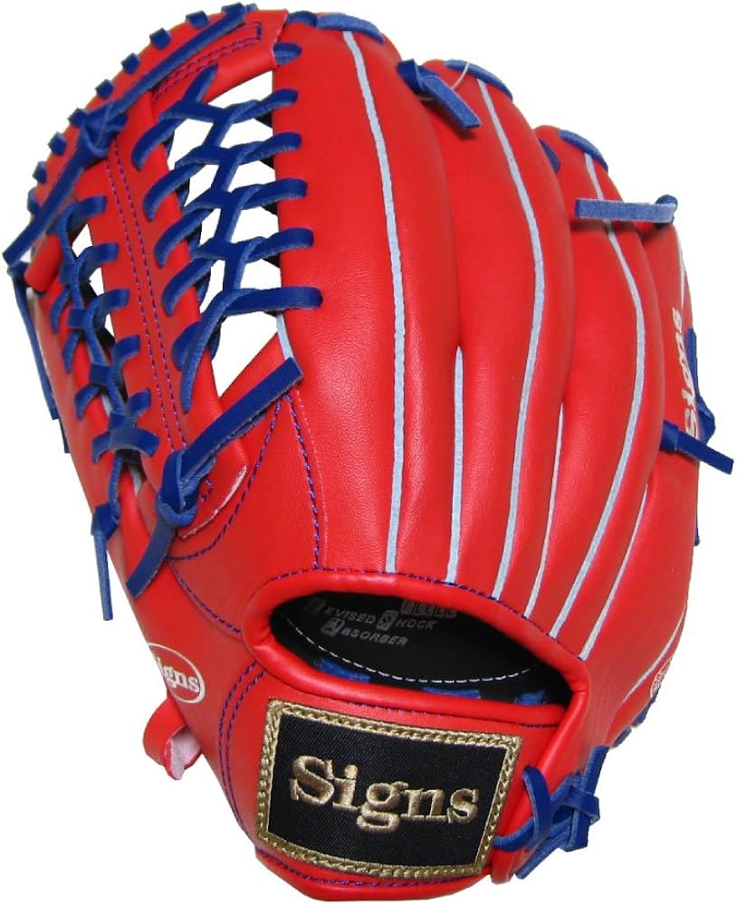 Amazon | SIGNS(サインズ) 11インチ軟式グローブ 左利き レッド SG8162