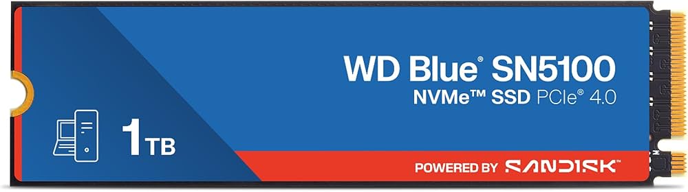 Amazon.co.jp: WD Blue SN5100 1TB NVMe SSD - M.2 2280 PCIe Gen 4.0