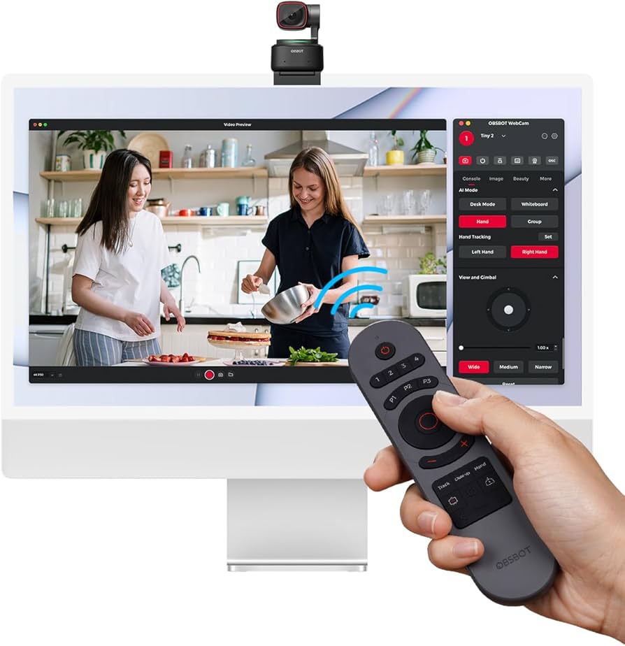 Amazon.com: OBSBOT Tiny 2 Remote Control, Smart Remote for Tiny 2