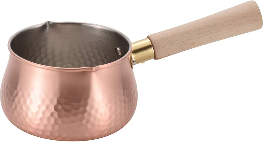 Amazon.co.jp: 和平フレイズ 燕三条製 純銅 ミルクパン 12cm ガス火