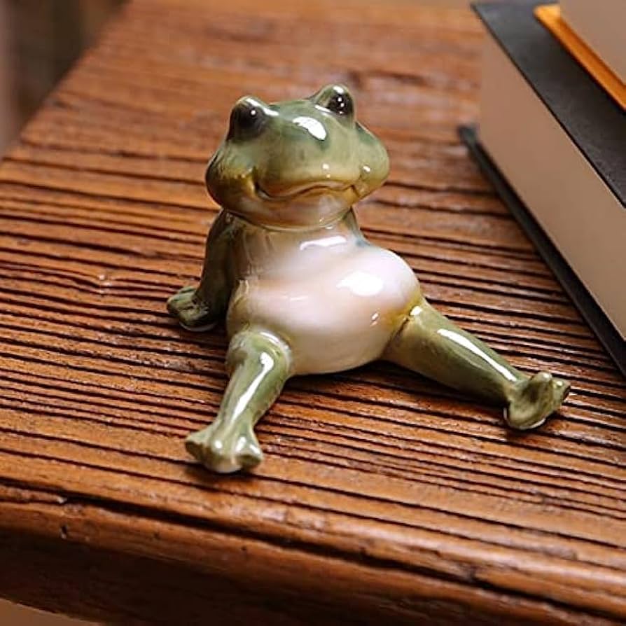 Amazon.co.jp: Lake key ガーデンオブジェ カエル 置物 6匹のカエル 庭